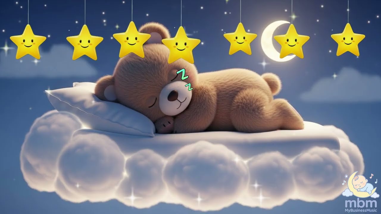 Колыбельная Брамса с Мишкой 🧸 Музыка для Сна Малышей 🌙 Успокаивающее Видео 💤