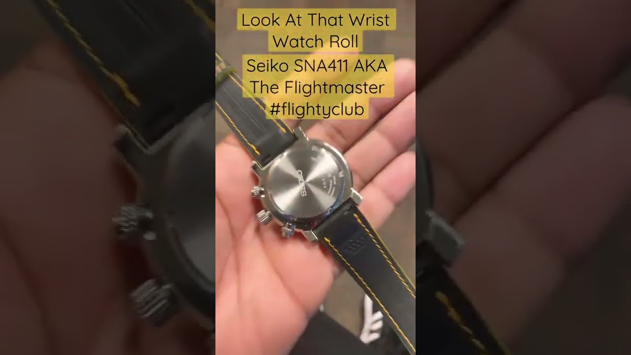 Look At That Wrist Roll Seiko SNA411 AKA The Flightmaster #shorts #seiko #watches