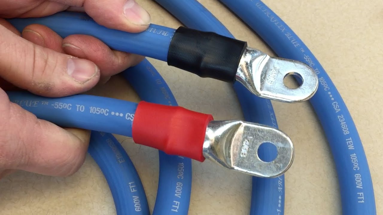 Make Your Own Battery Cables Part 2 - Adding the Lugs | Polar Wire