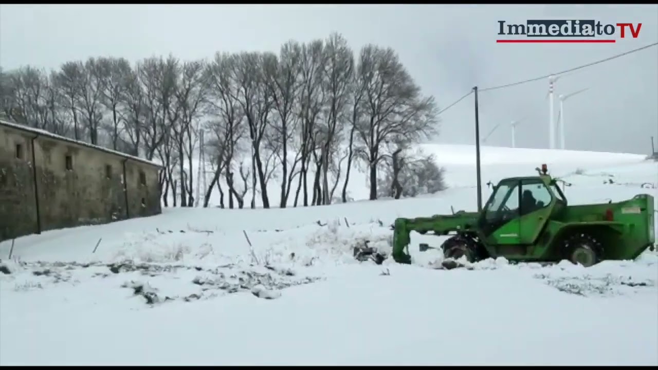 FAETO, NEVE PER UN METRO E MEZZO. UNA DELLE PIÙ FITTE DEGLI ULTIMI ANNI