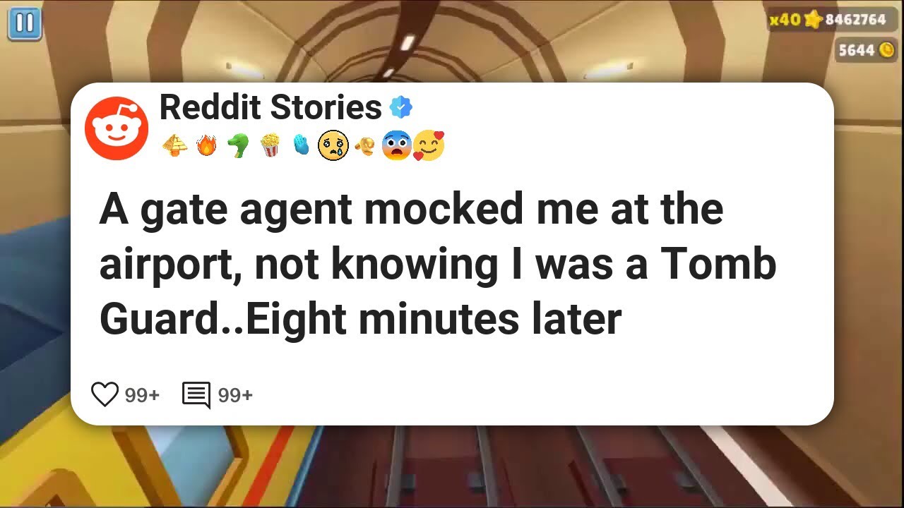 A gate agent mocked me at the airport, not knowing I was a Tomb Guard..Eight minutes later #reddit 