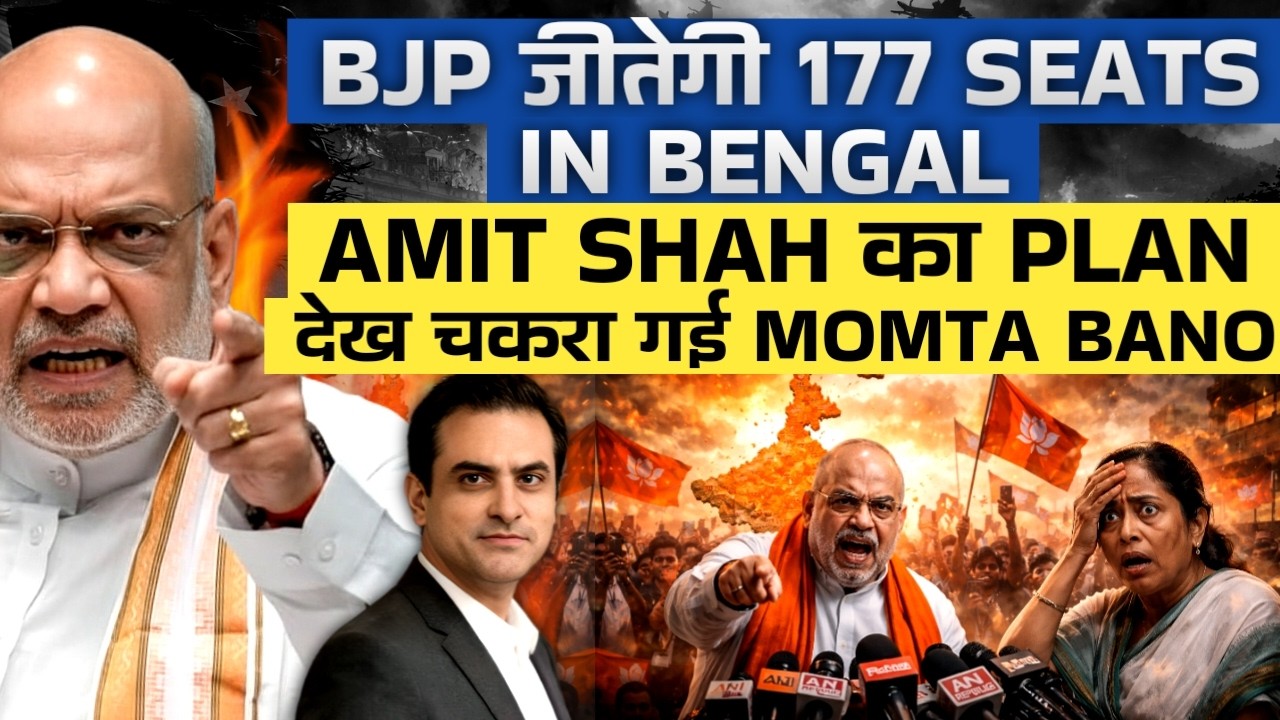 BJP जीतेगी 177 Seats in Bengal.. Amit Shah का Plan देख चकरा गई Momta Bano | CWSJ-3157 | Sumeet Jain
