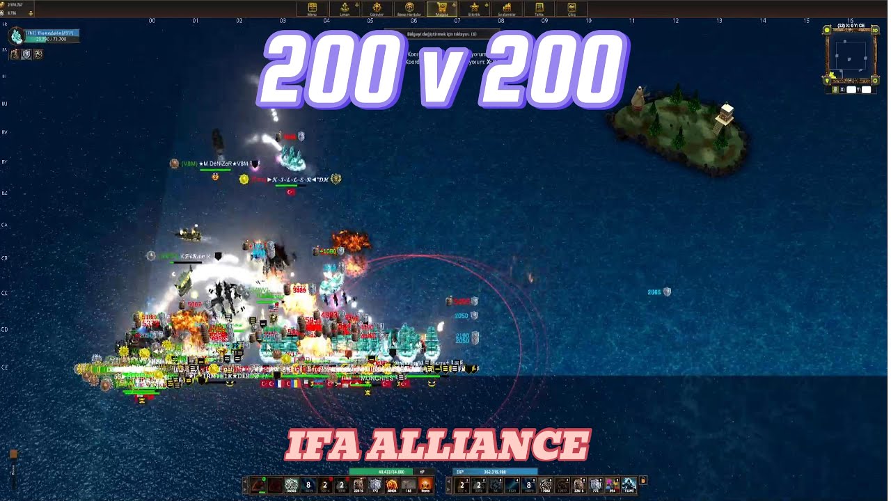 Battle Of Sea [AGA] Mega Server 200v200 IFA Ally