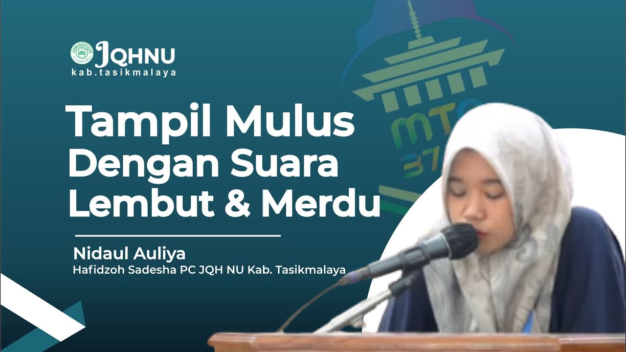 Nidaul Auliya | Hafidzhoh Sadesha Kab.Tasikmalaya | MHQ Cab. 10 Juz | MTQ XXXVII Prov Jawa Barat