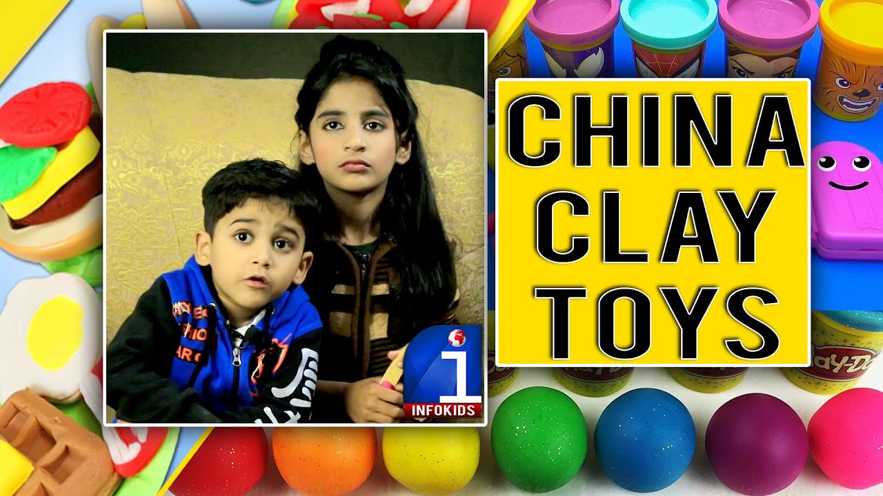 Clay Toys Making | How To Make Toys From Clay | Clay Toys Making For Children | #InfoKIDS
