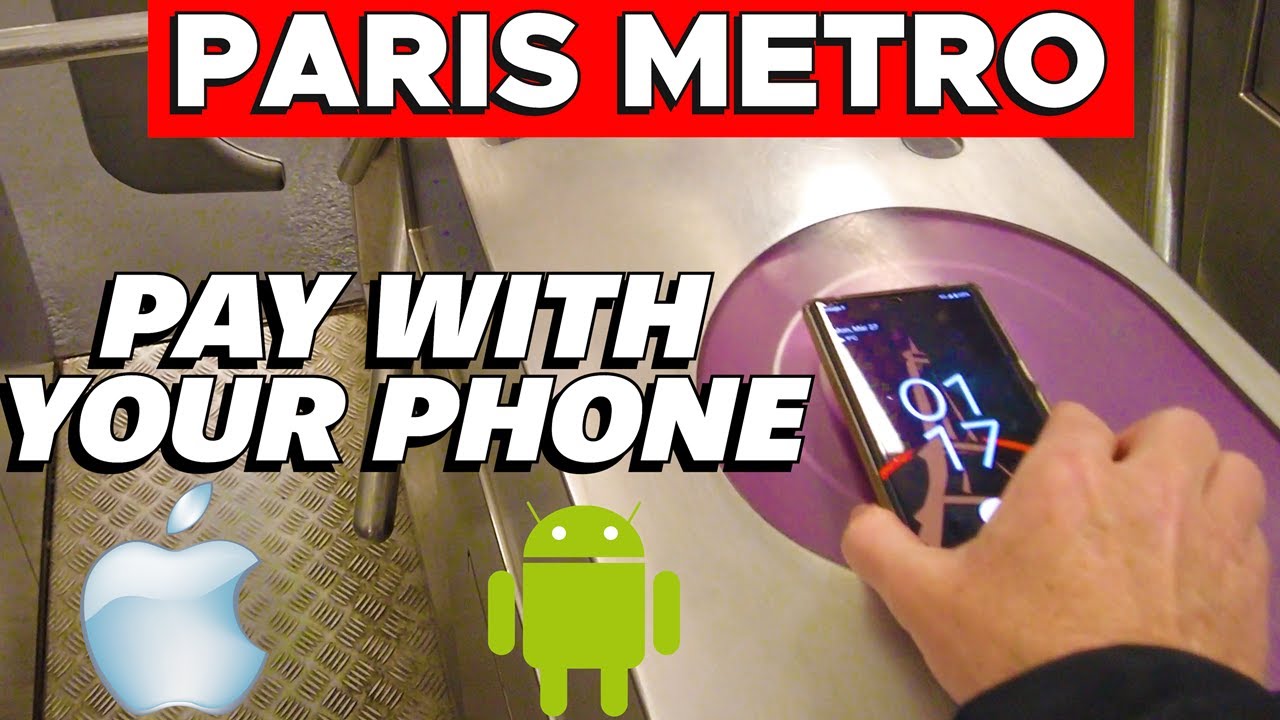 How to use your phone to ride Paris Metro (with 2024 iphone update)