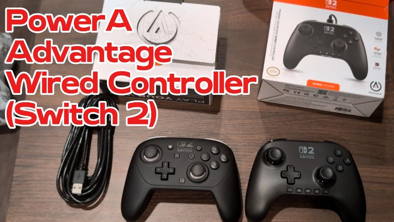 PowerA Advantage Wired Pro Controller (Switch 2) Unboxing