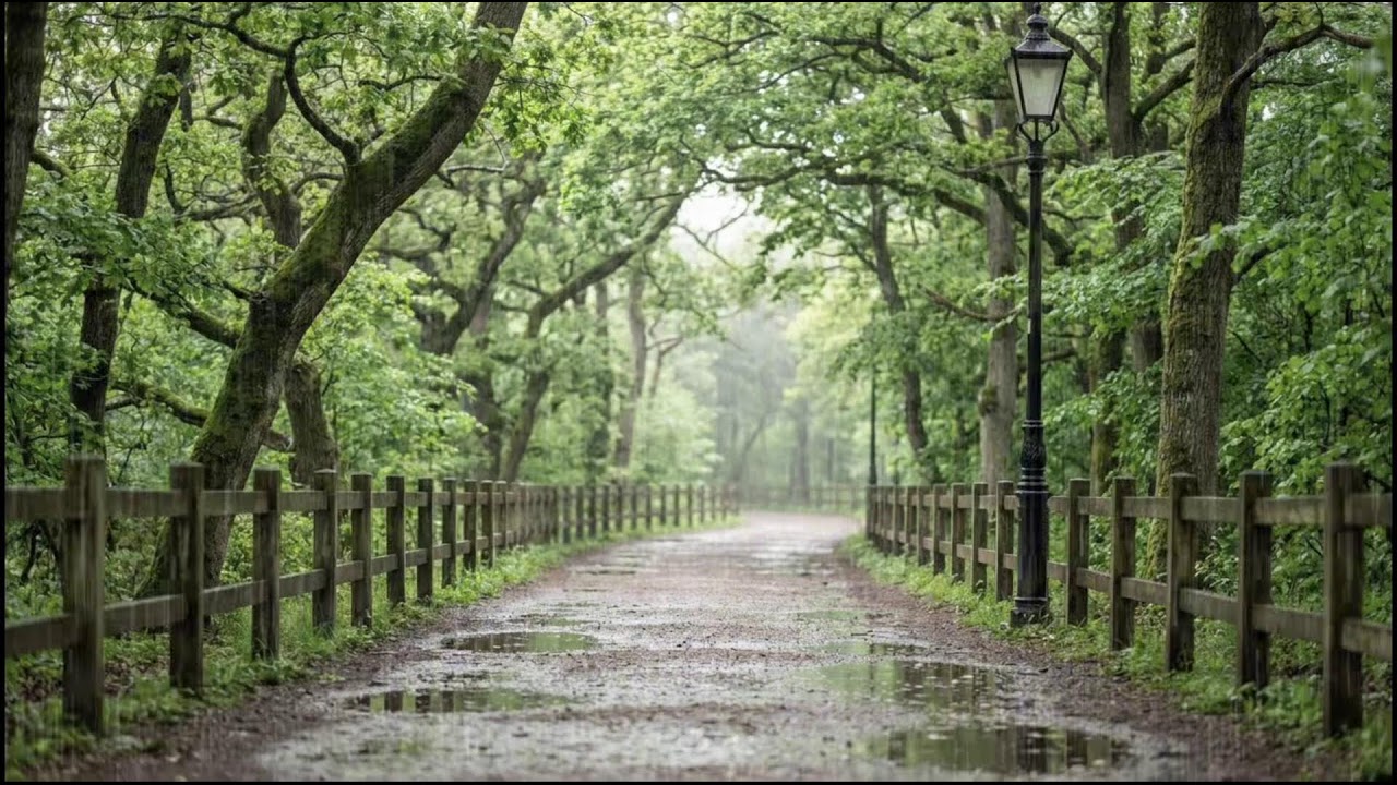 Soothing Rainfall Under the Forest Canopy 🌿 | Natural White Noise for Better Sleep & Anxiety Relief