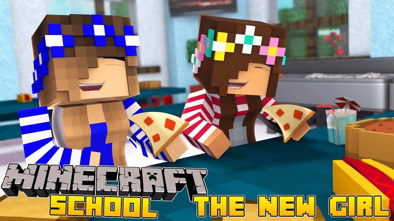 Minecraft School-Little Carly-THE NEW GIRL IN CLASS!!
