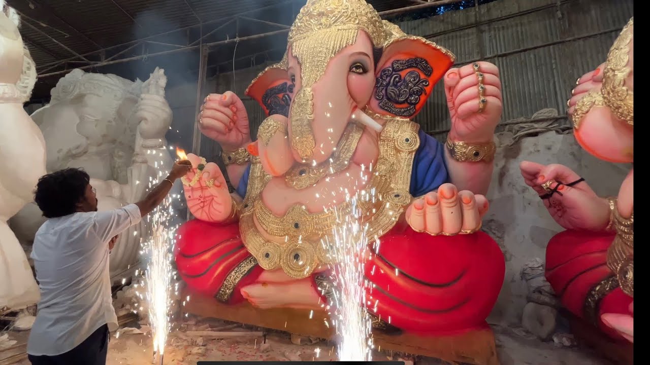 UPPAL SRI MAHANKALI FRIENDS GANESH AAGMAN 2023 #bappa #uppal #trending #mumbai #dhoolpetofficial