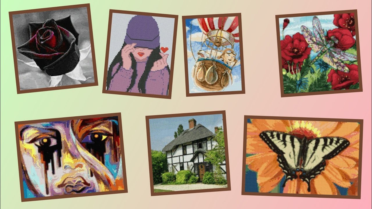Pretty and beautiful cross stitch design