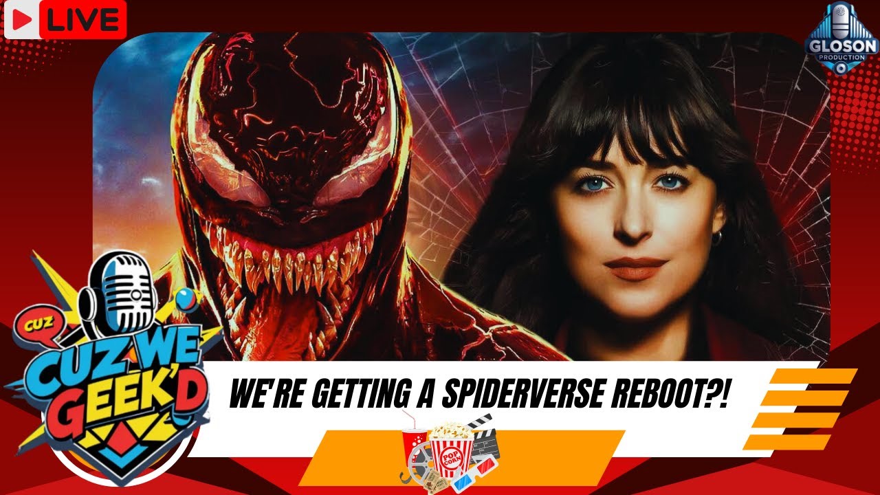 CUZ WE GEEK'D | We're Getting A Spider-Verse Reboot?! #ComicBookMovies  📱