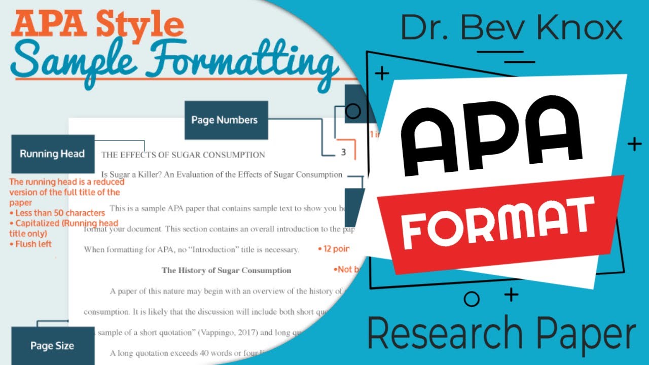 APA Format - How to Write a Research Paper