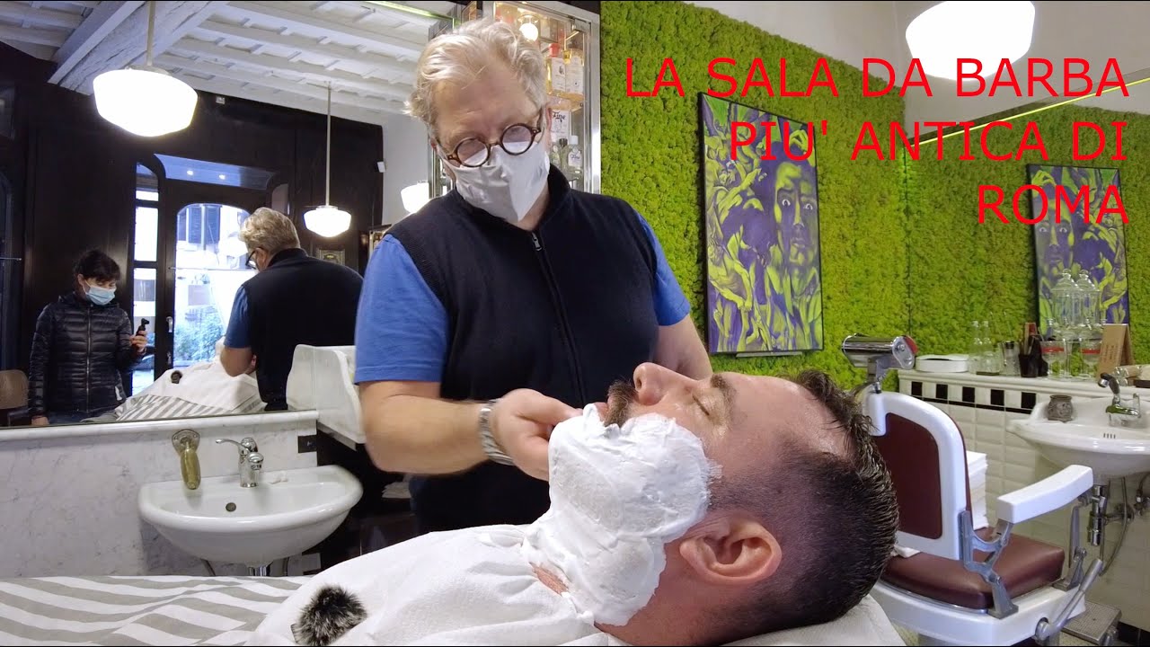 💈 Sala da Barba GENCO - la Barberia più antica di Roma 💈 Barbiere Roberto Polidori - Wet Shaving