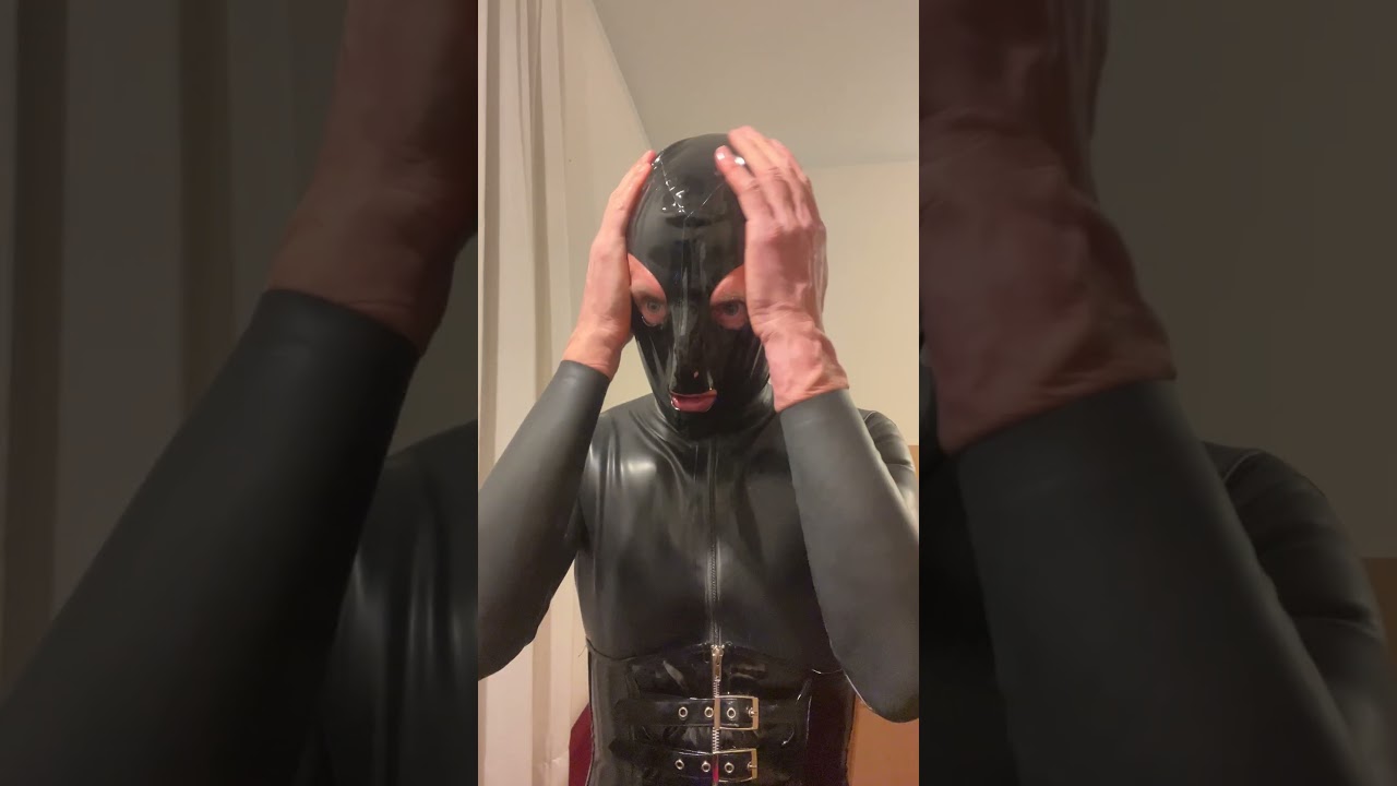 Polish my latex hood 