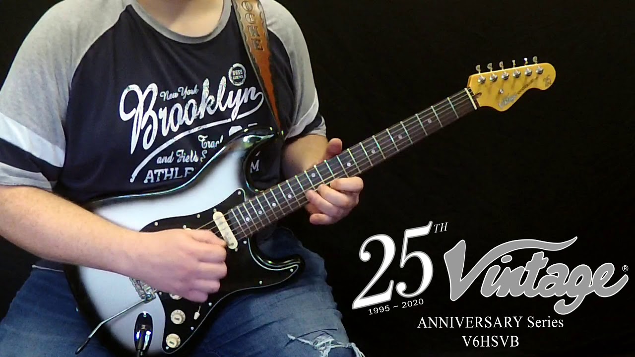 Vintage 25th Anniversary Series V6H ~ Silver Burst