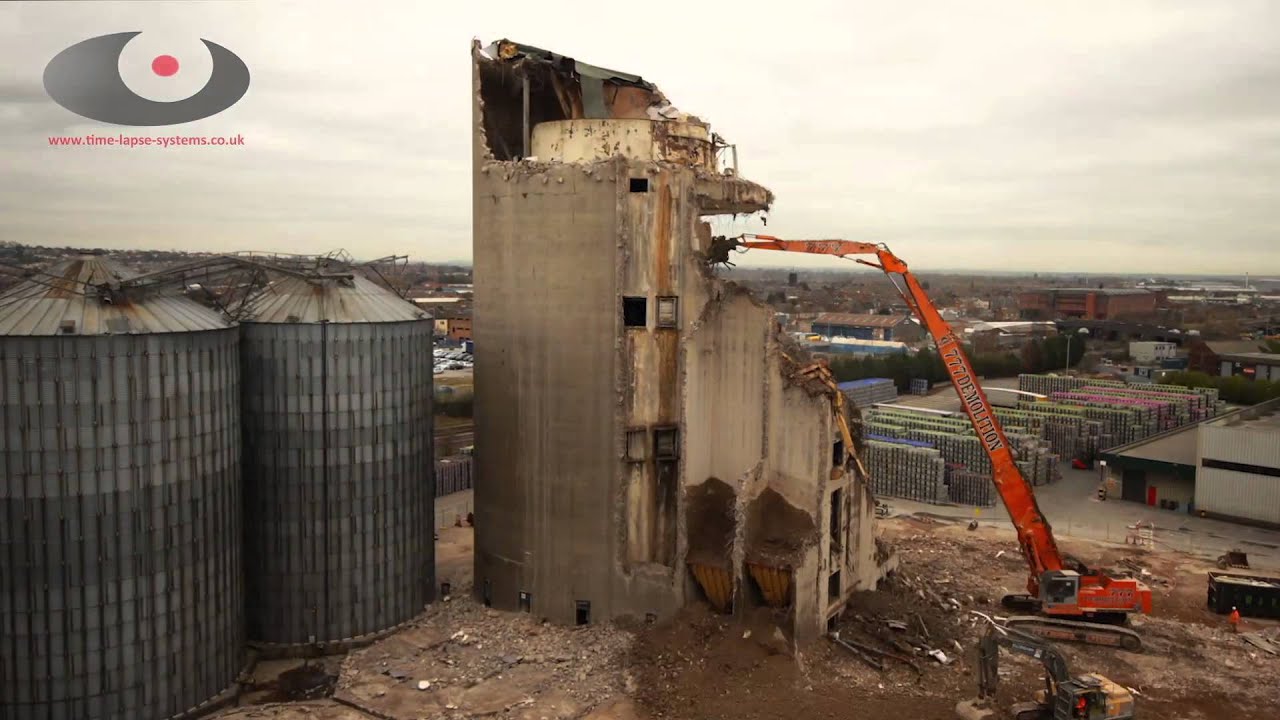 Molson Coors - brewery demolition time-lapse