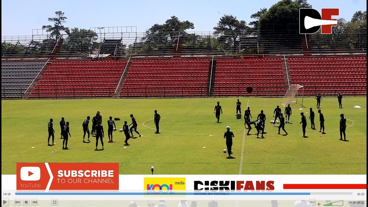 Soweto Derby | Orlando Pirates players warming-up and training