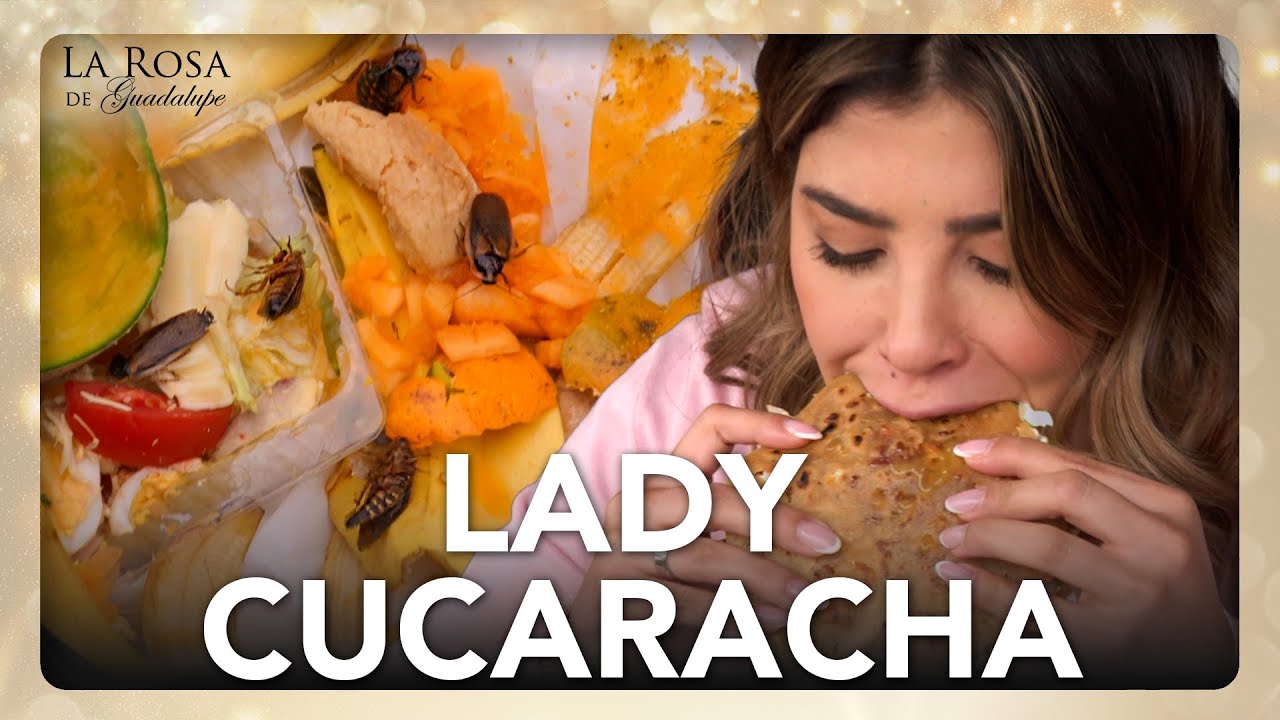 Melany recolecta cucarachas para comer gratis en los restaurantes | LADY CUCARACHA 1/4| LRDG