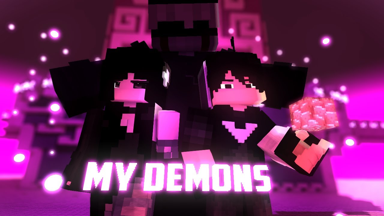 Animation( Mine_Imator ) minecraft 2 (music : My Demons)made by 