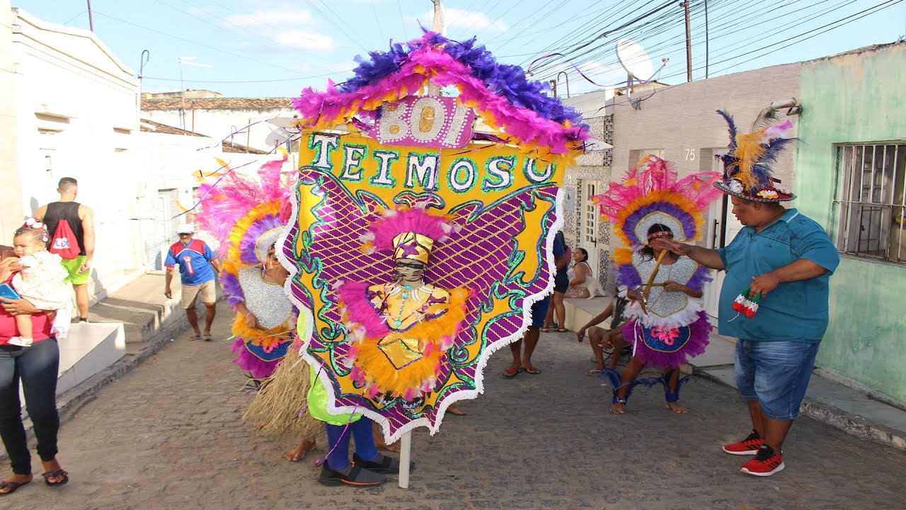 BOI TEIMOSO. Apresentação no 3º Festival de Boi de Caboclinho da Vila da Paz em Limoeiro/PE