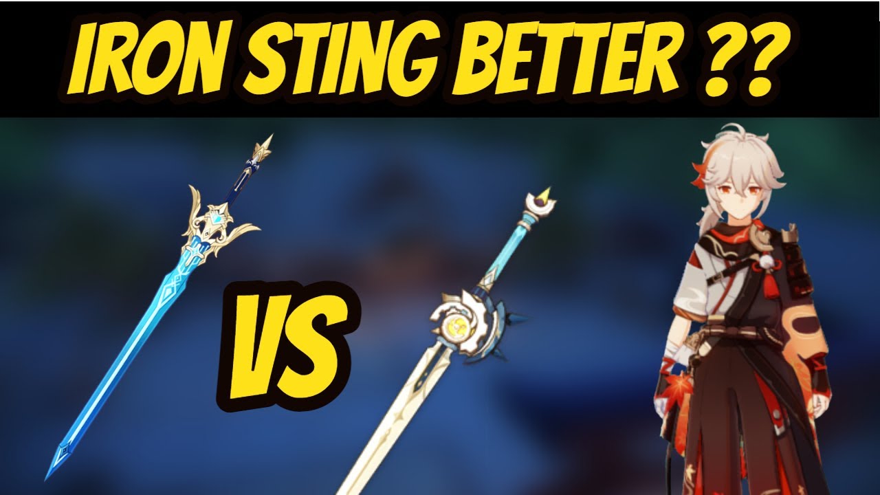 Freedom Sworn VS Iron Sting Comparison For Kazuha | The Results WILL SUPRISE You!! Genshin impact