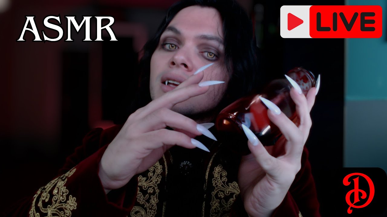 ASMR - Drac está ao vivo! LIVE #371