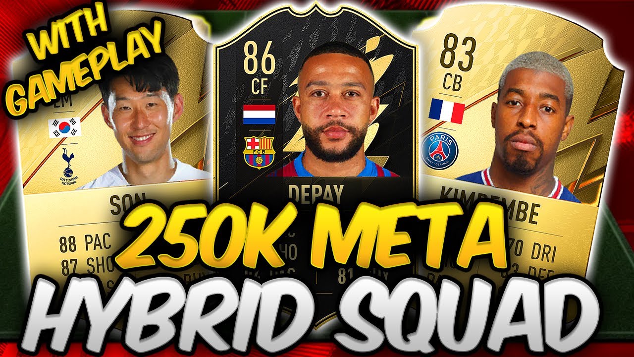 INSANE ELITE 250K META HYBRID SQUAD FOR FUT CHAMPS (WITH GAMEPLAY!) - #FIFA22 ULTIMATE TEAM