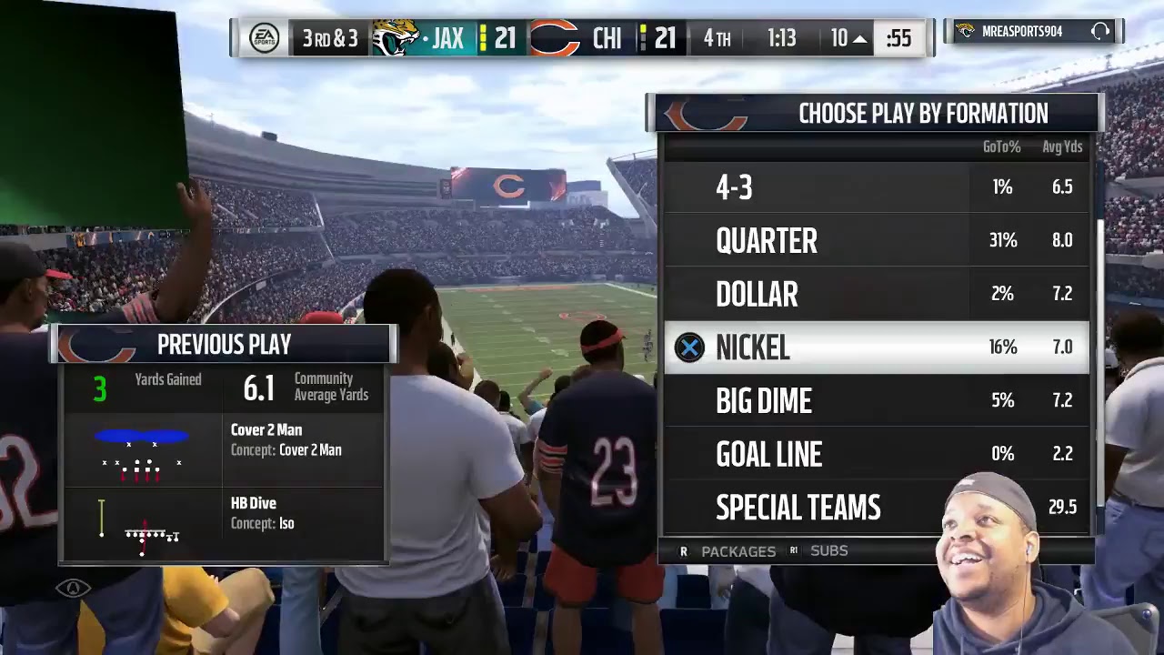 WAYNE6578's MADDEN NFL 17 GAMING CHANNEL Live Stream GAME 2
