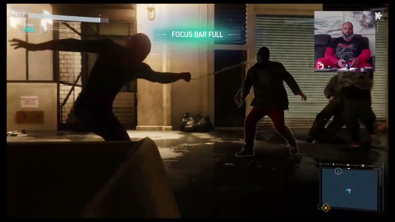 Your friendly neighborhood Spider-Man beating up thugs in a New York alleyway | 