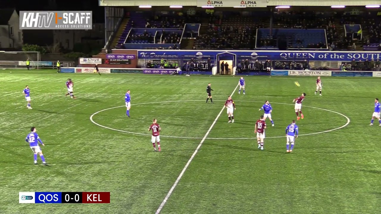 Queen of the South v Kelty Hearts - SPFL Trust Trophy Quarter Final 10/1/23