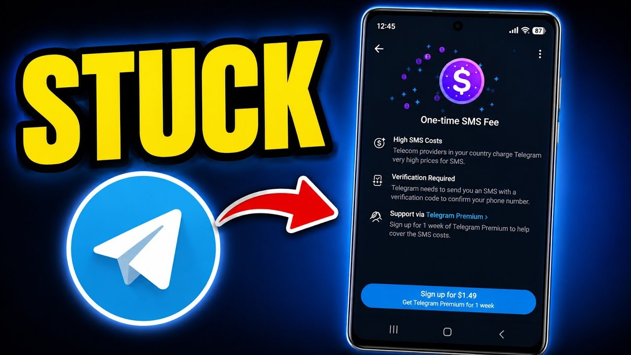 Fix Telegram One-time SMS Fee Problem -  ( Solved )