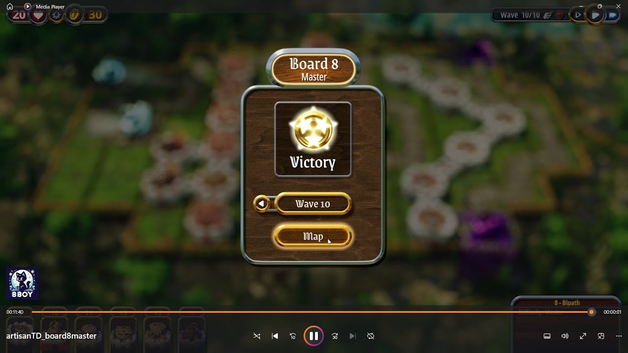 Artisan TD - board 8 - master diff - perfect