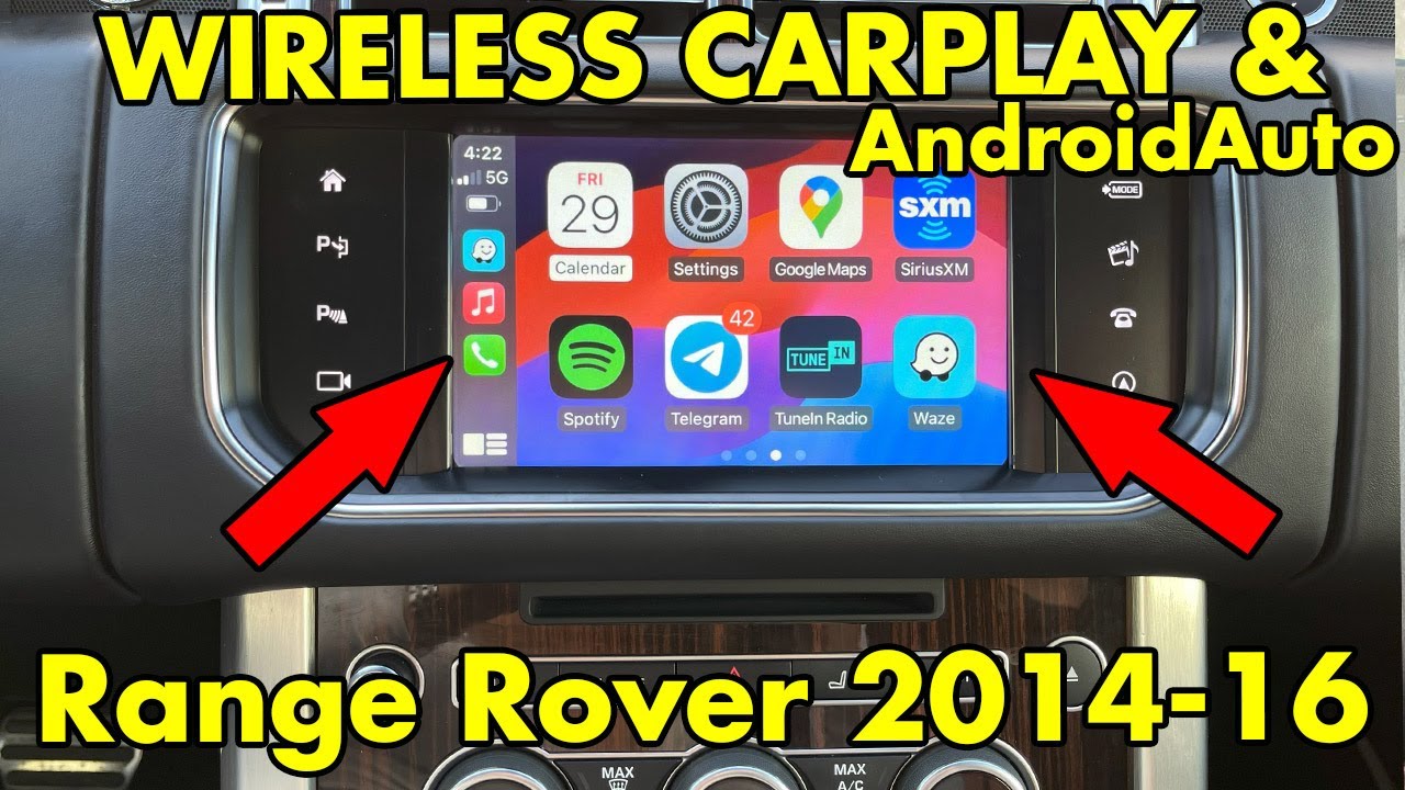 Беспроводная связь CarPlay и AndroidAuto для Range Rover 2014 2015 2016