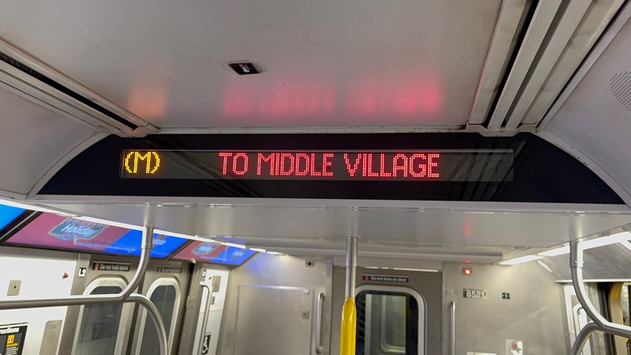 IND 6 Av Local: R160A (M) Train [Forest Hills-71 Av to Middle Village-Metropolitan Av #JamaicaLCL]