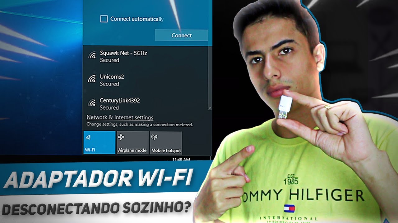 Adaptador do WiFi fica desconectando sozinho? APRENDA RESOLVER!