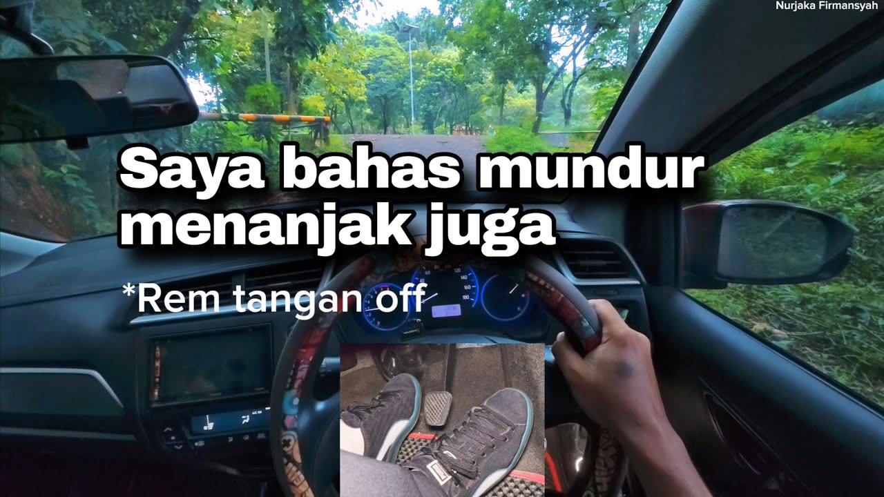 MENANJAK MAJU DAN MUNDUR - Tutorial mobil manual di tanjakan agar tidak mundur / mati mesin