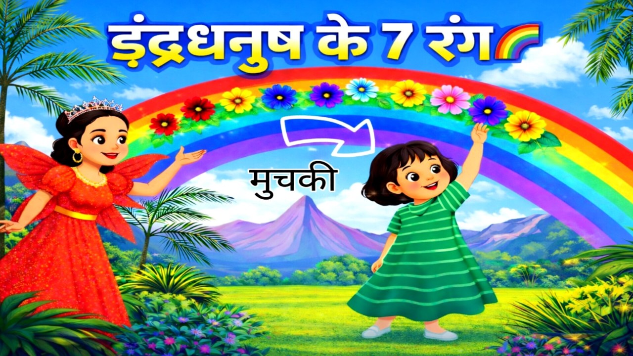 क्या मुचकी इंद्रधनुष वापस ठीक कर पाएगी ? | rainbow colors | Story in Hindi | MORAL STORIES