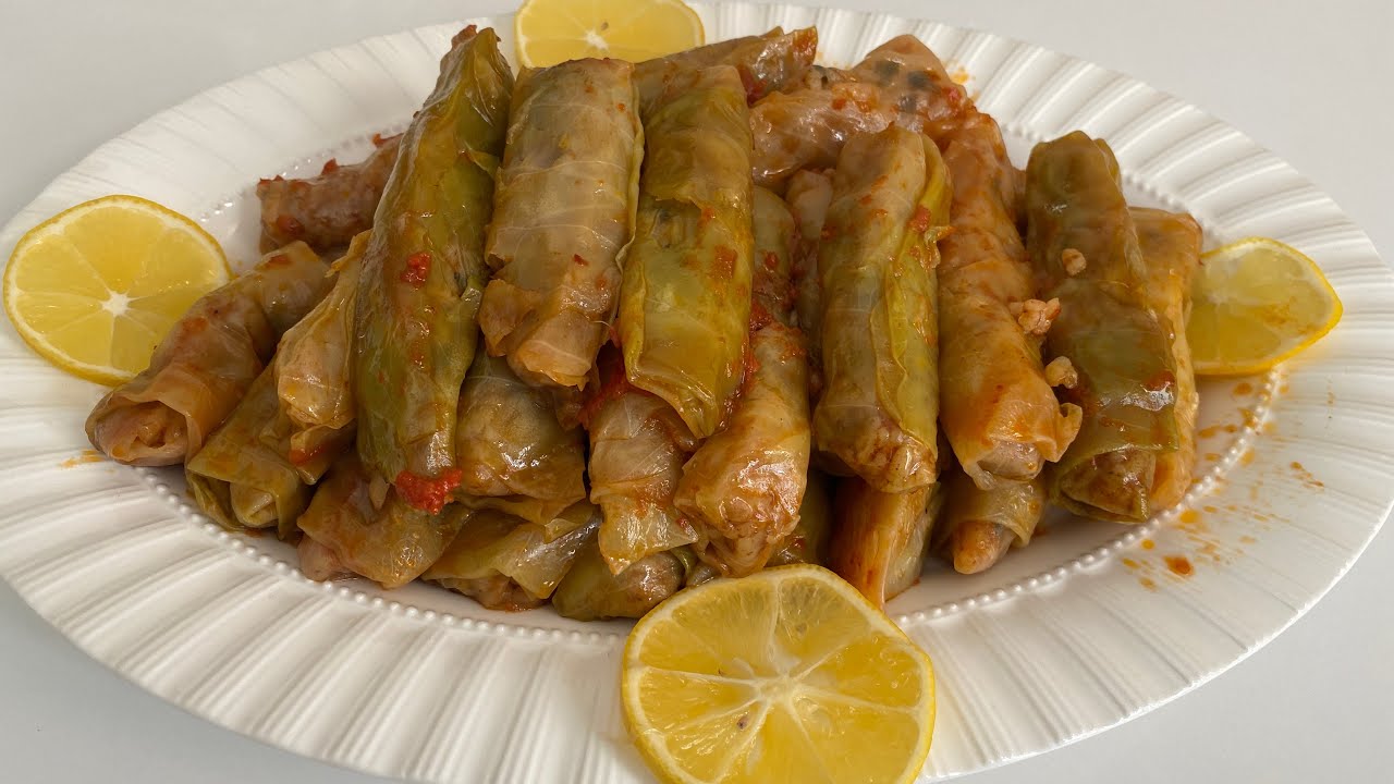 En lezzetli ❗️LAHANA SARMASININ FORM&Uuml;L&Uuml;DE  BU VİDEODA 👌(zeytin yağlı lahana sarması)
