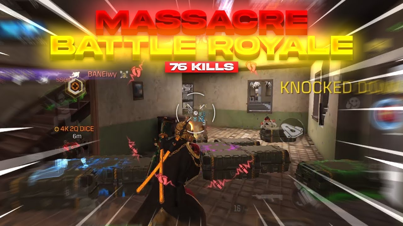HOLY MASSACRE IN BATTLE ROYALE SWEETY LOBBIES IN CODM BATTLE ROYALE
