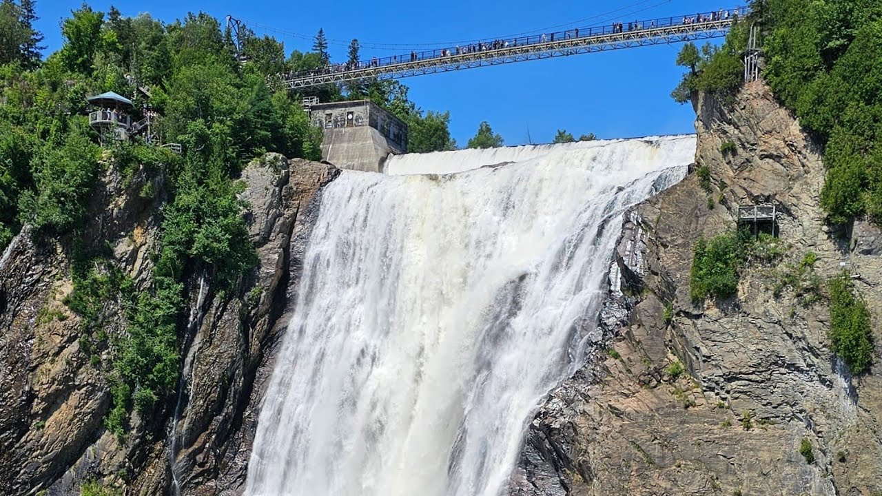 Quebec City's Montmorency Falls