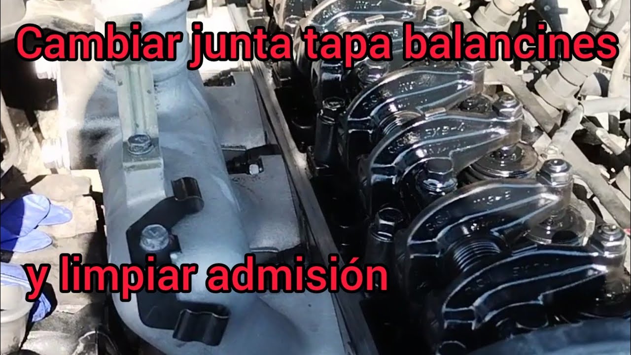 Limpiar admisión Galloper y Cambiar junta tapa balancines