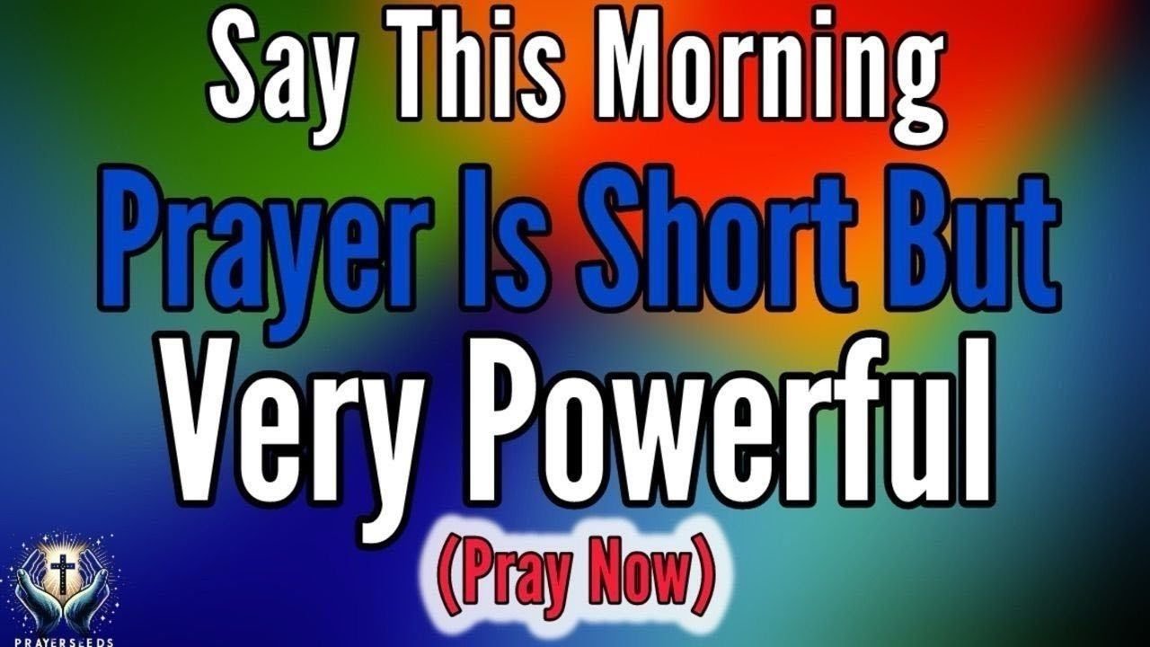 A Blessed Morning Prayer to Start Your Day With God | Lord, May I See Your Hand at Work in My Life T