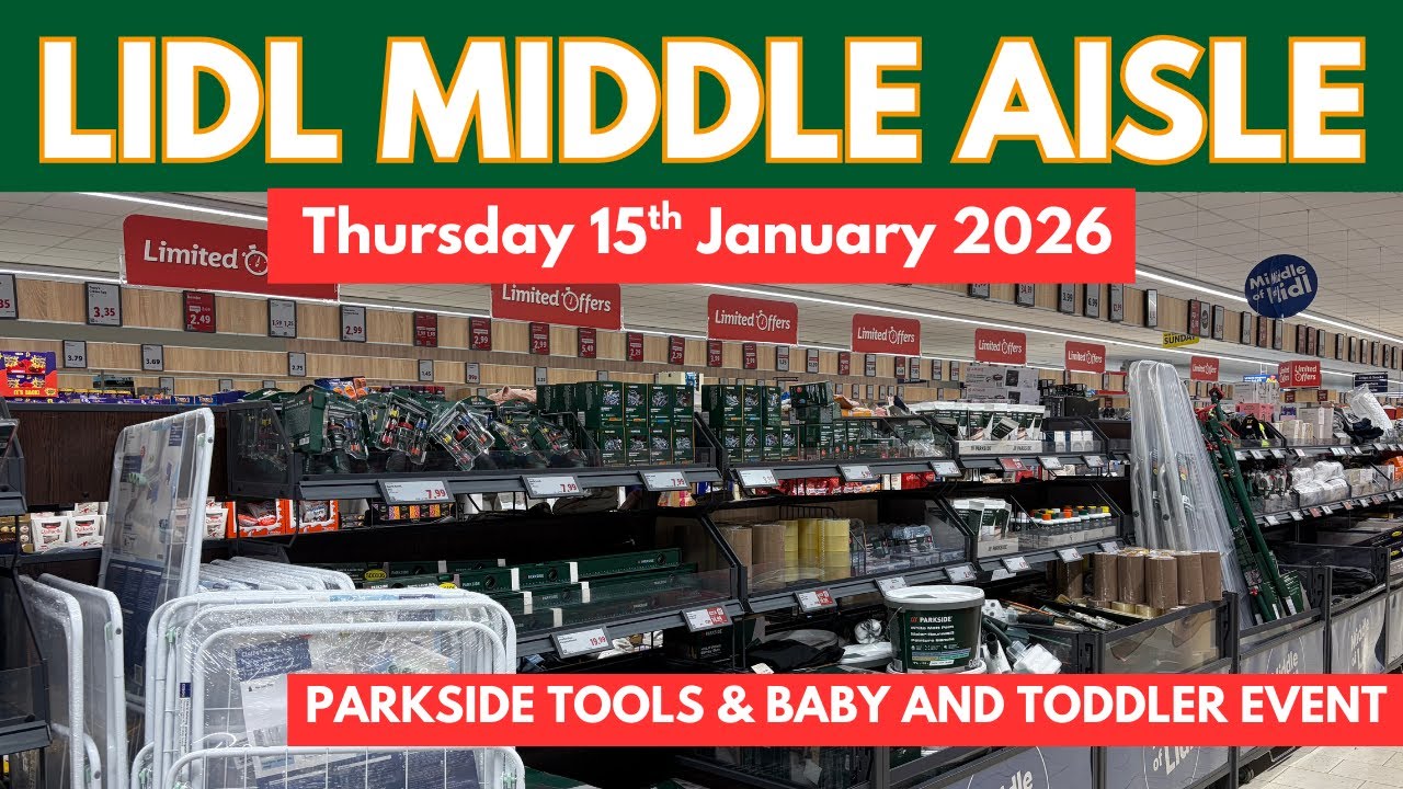 LIDL MIDDLE AISLE TOUR | 15th Jan 2026 | This week's BEST Special buys, Bargains & Hidden Gems!