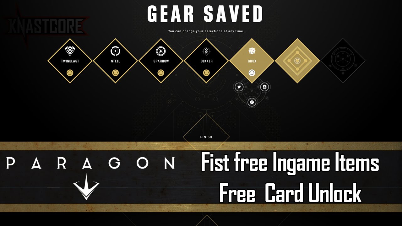 Pargon Tutorial - Unlock you first free Cards to collect for your Paragon deck