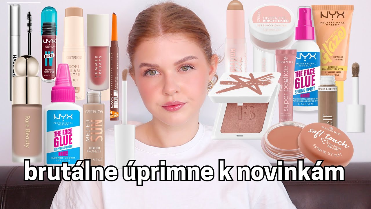 HODNOTÍM VŠETKY NOVINKY 😳 | Rare Beauty, Haus Labs, Fenty Beauty, Essence, Catrice, NYX cosmetics 🩵