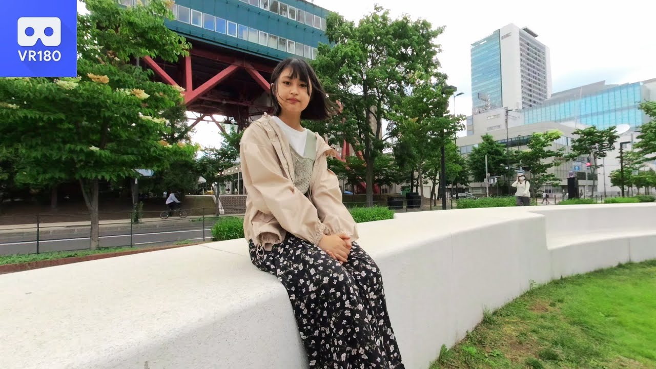 【VR180 VuzeXR】 アクターズスタジオ(Actors Studio) Photo Session　2020-06-27『創成川公園 撮影会 第２部』