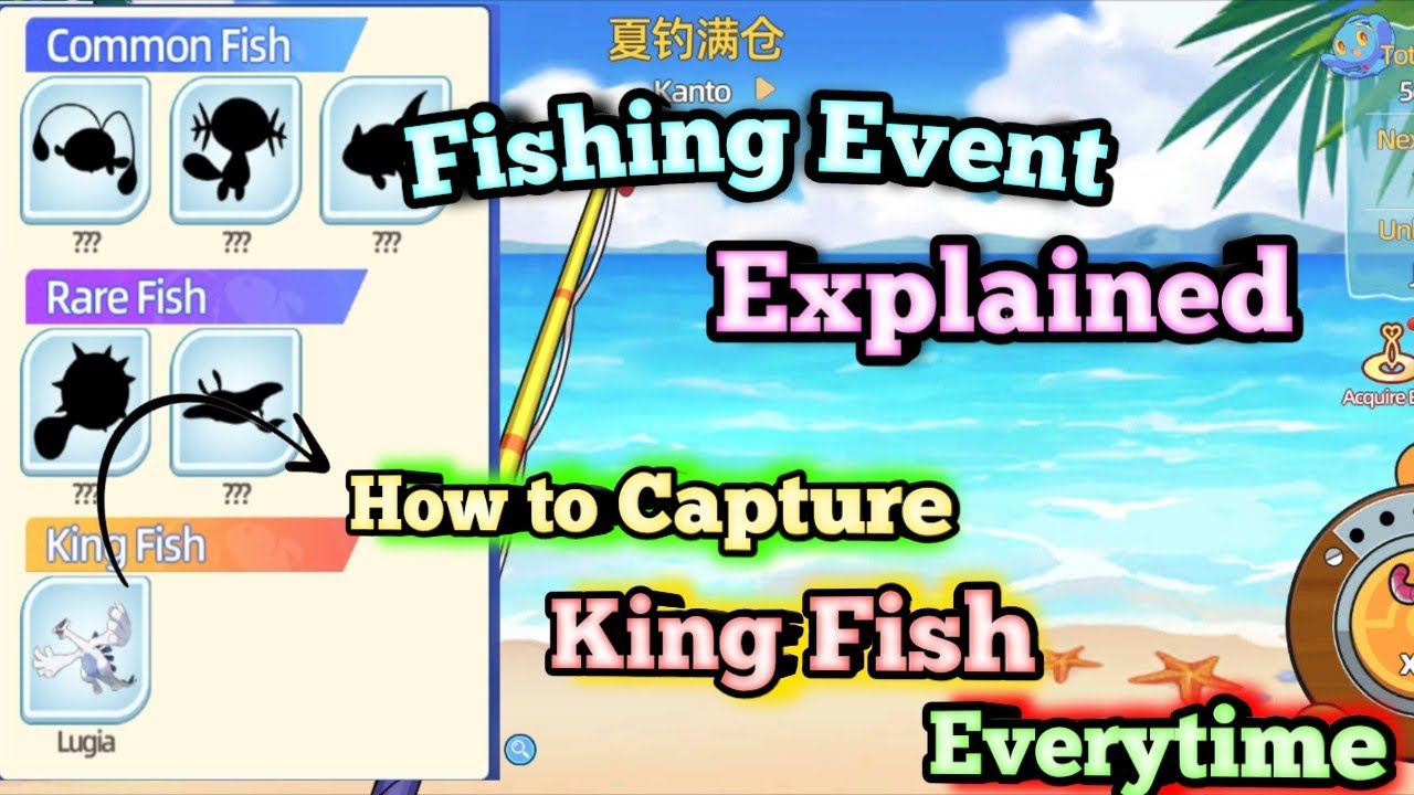 How to Capture King Fish Everytime! Fishing event explained in detail! |Ultra Era Pet||Pok Explorer|