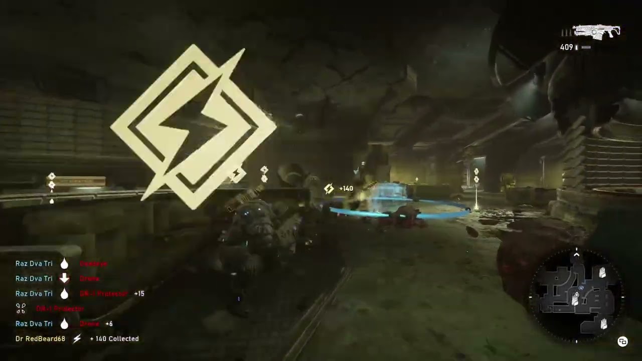 Gears 5 Master Boss Rush: 2 man on Atrium as Tactician