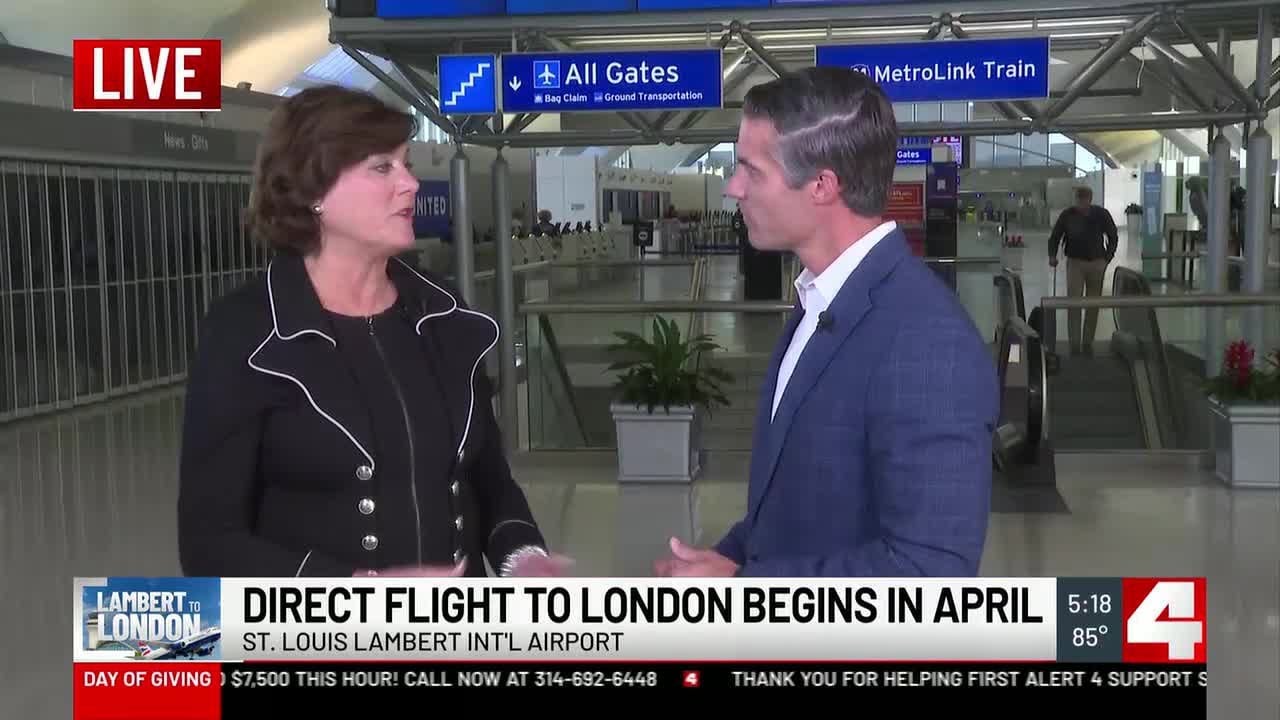 Airport director talks about new direct flight to London starting April 2026